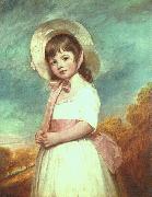 George Romney Miss Willoughby oil painting on canvas